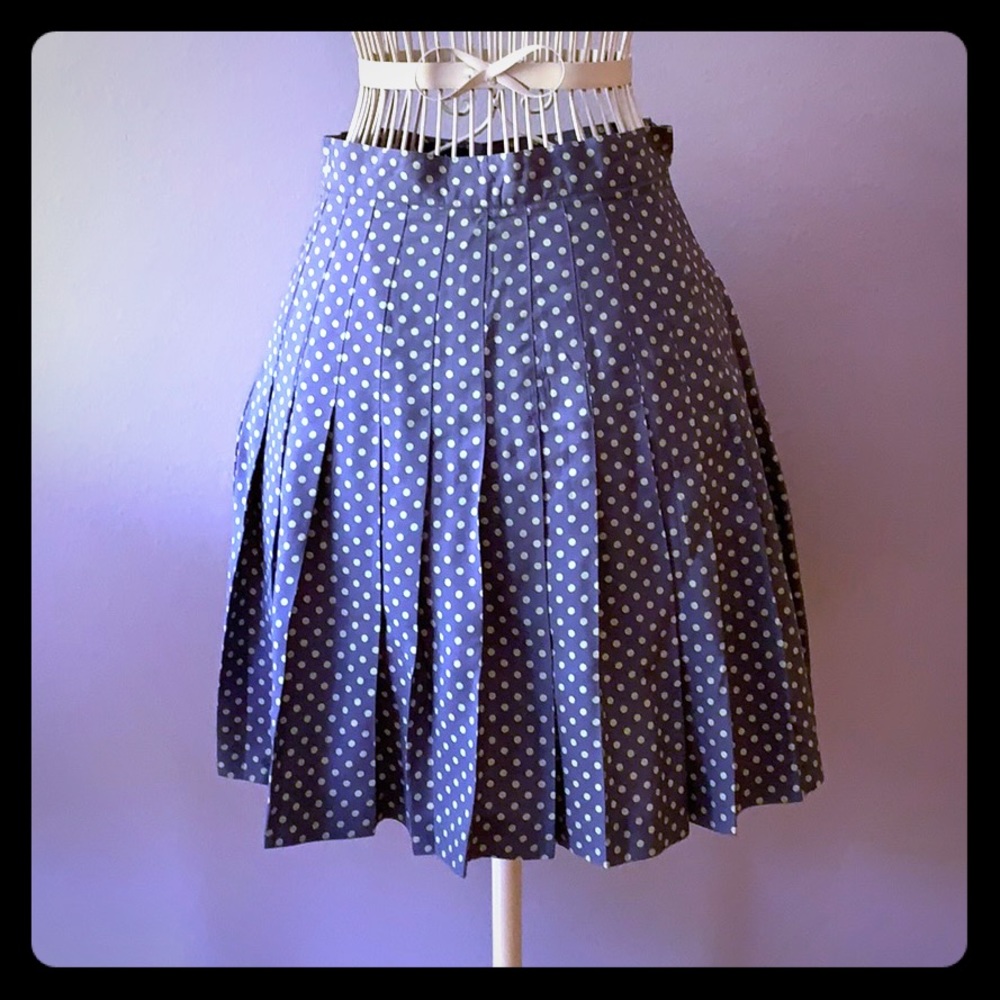📍FIRM📍Vintage GAP Polka dot pleated skirt - Picture 4 of 10